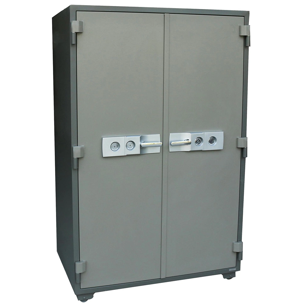 Fireproof Safe, Double Doors Fire Resistant Safes Cabinet for Banks Office